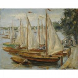 Sailing Boats on Wannsee Lake